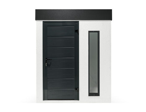 Erweitertes Gartenhaus GARDEON® – für schmale Räume