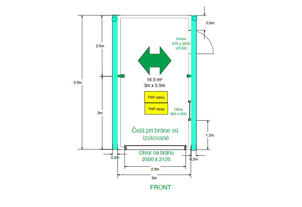 Garage mit Satteldach GARDEON® für ein Auto