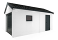 Garage mit Satteldach GARDEON® für ein Auto