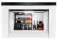 Garden house with Hormann safety garage door