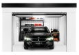 Garden house with Hormann safety garage door