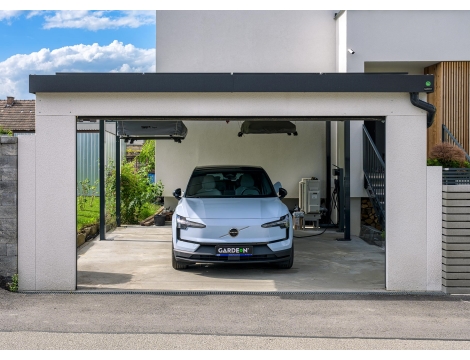 GARDEON® Carport mit sicherem Garagentor von Hörmann