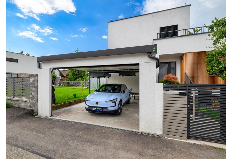 GARDEON® Carport mit sicherem Garagentor von Hörmann