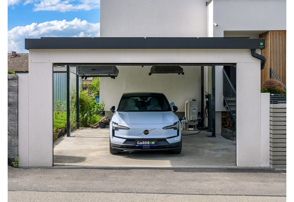 GARDEON® Carport mit sicherem Garagentor von Hörmann