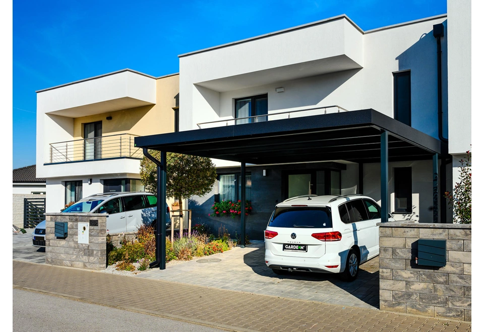 GARDEON® Carport nach Maß für Einfahrt und Auto