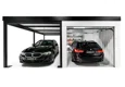 GARDEON® Garage mit Hörmann Garagentor, Fenster und Carport