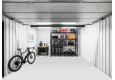 GARDEON® Garage mit Hörmann Garagentor, Fenster und Carport links