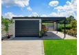 GARDEON® Garage mit Hörmann Garagentor, Fenster und Carport rechts
