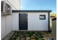 GARDEON® Garage mit Hörmann Garagentor, Fenster und Design-Lichtband