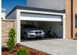 GARDEON® Garage mit Hörmann Garagentor, Fenster und Design-Lichtband