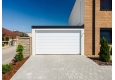 GARDEON® Garage mit Hörmann Garagentor, Fenster und Design-Lichtband