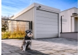 GARDEON® Garage mit Hörmann Garagentor, Lichtband und Carport