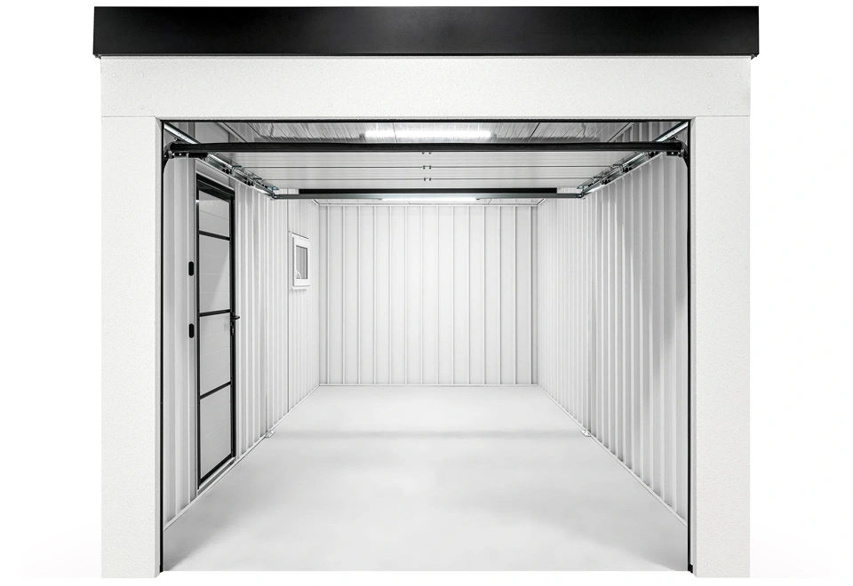 GARDEON® Garage mit Hörmann Garagentor und Fenster