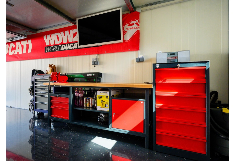 GARDEON® Garage mit Hörmann Garagentor und Fenster