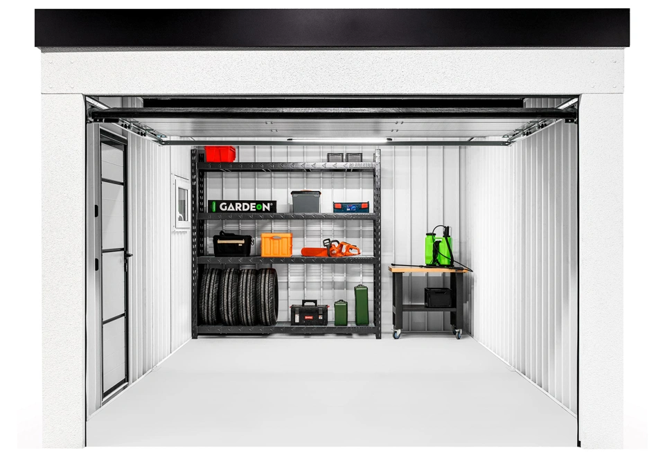 GARDEON® Garage mit Hörmann Garagentor und Fenster