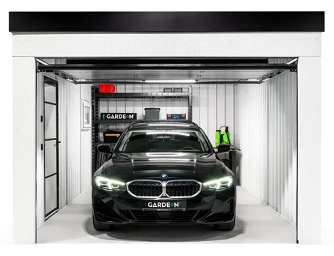 GARDEON® Garage mit Hörmann Garagentor und Fenster