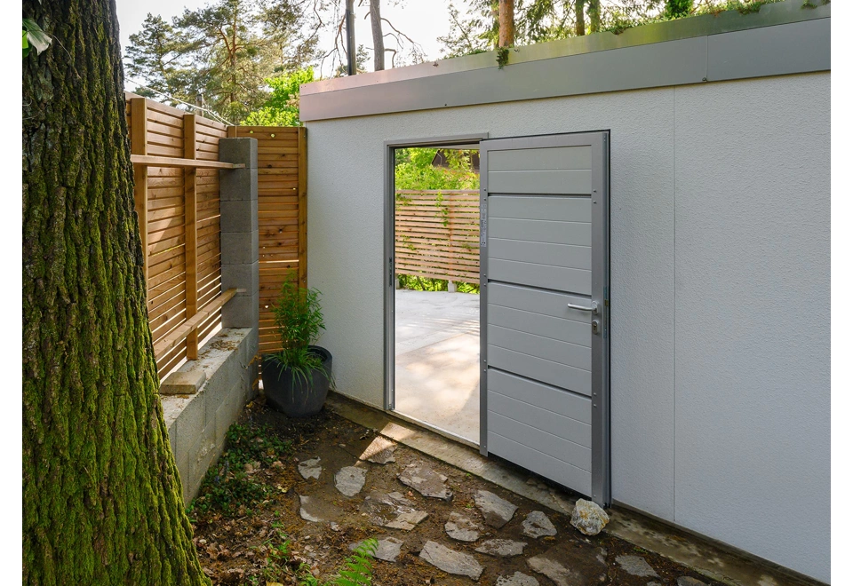 GARDEON® Garage mit Hörmann Garagentor und Fenster