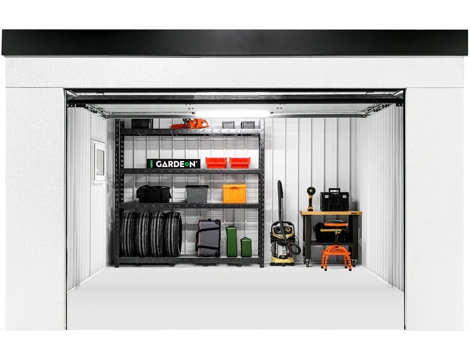 GARDEON® Garage mit Hörmann Garagentor und Fenster