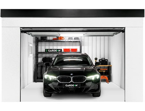 GARDEON® Garage mit Hörmann Garagentor und Fenster GARDEON® Garage mit Hörmann Garagentor und Fenster