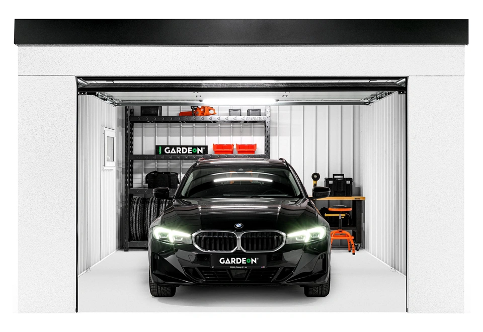 GARDEON® Garage mit Hörmann Garagentor und Fenster