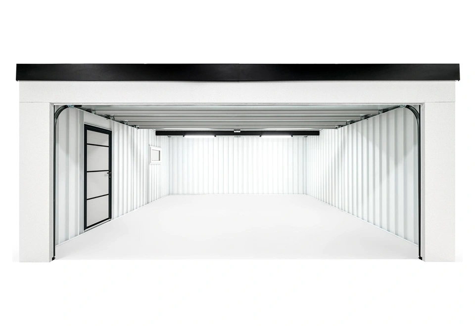 GARDEON® Garage mit Hörmann Garagentor und Fenster