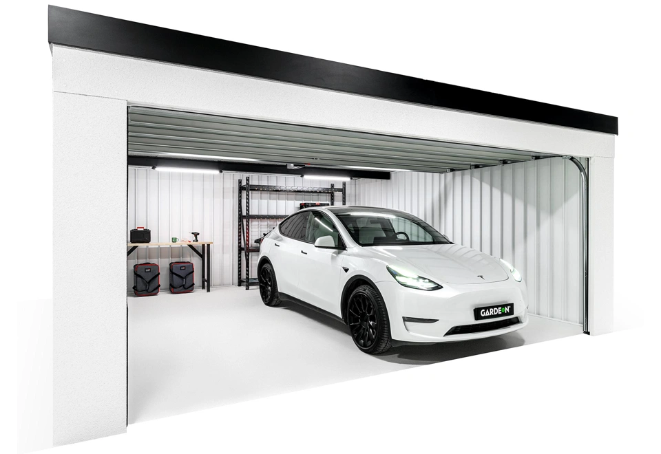 GARDEON® Garage mit Hörmann Garagentor und Fenster