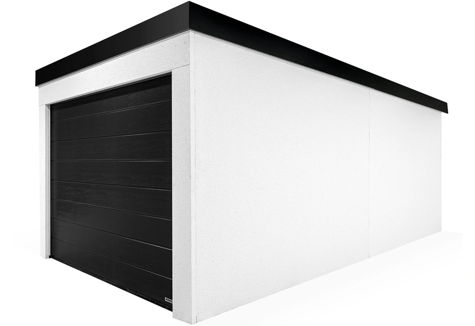 GARDEON® Garage mit Hörmann Garagentor und Fenster
