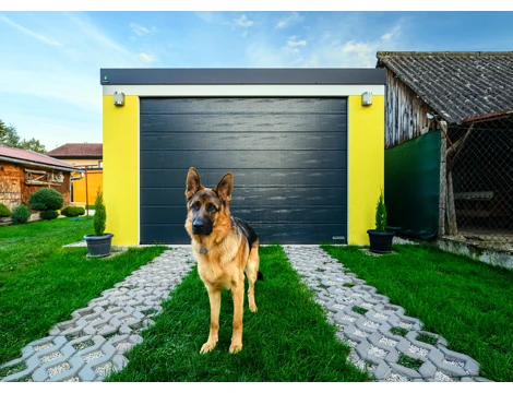 GARDEON® Garage mit Hörmann Garagentor und zwei Fenstern