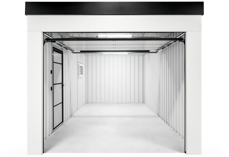 GARDEON® Garage mit Hörmann-Sektionaltor (2500 × 2125 mm)