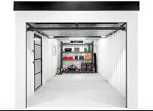 GARDEON® Garage mit Hörmann-Sektionaltor (2500 × 2125 mm)