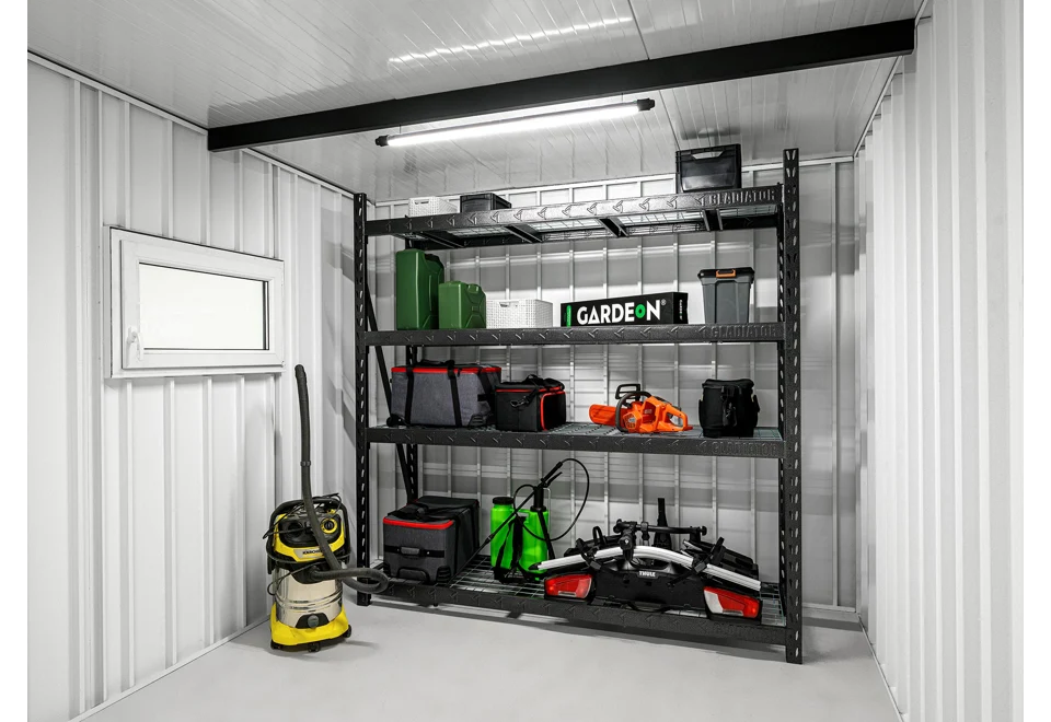 GARDEON® Garage mit Hörmann-Sektionaltor (2500 × 2125 mm)