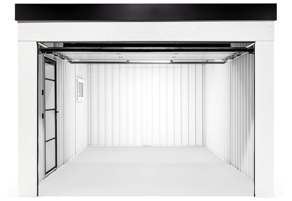 GARDEON® Garage mit Hörmann-Sektionaltor (3000 × 2125 mm)