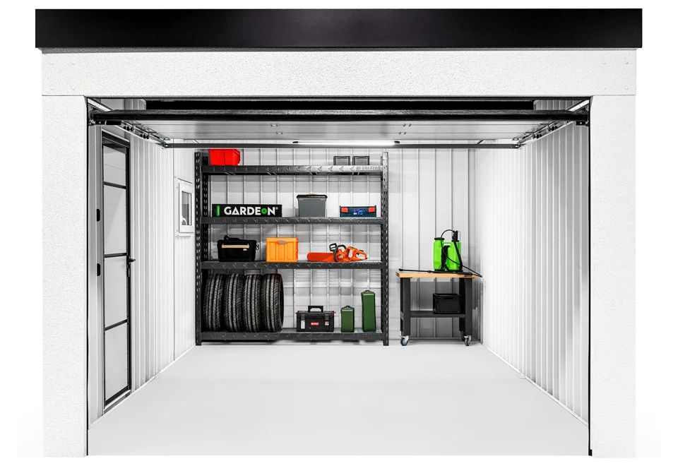 GARDEON® Garage mit Hörmann-Sektionaltor (3000 × 2125 mm)