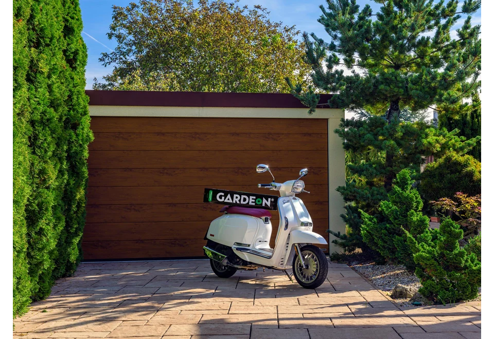 GARDEON® Garage mit Hörmann-Sektionaltor (4000 × 2125 mm)