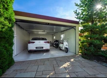 GARDEON® Garage mit Hörmann-Sektionaltor (4000 × 2125 mm)