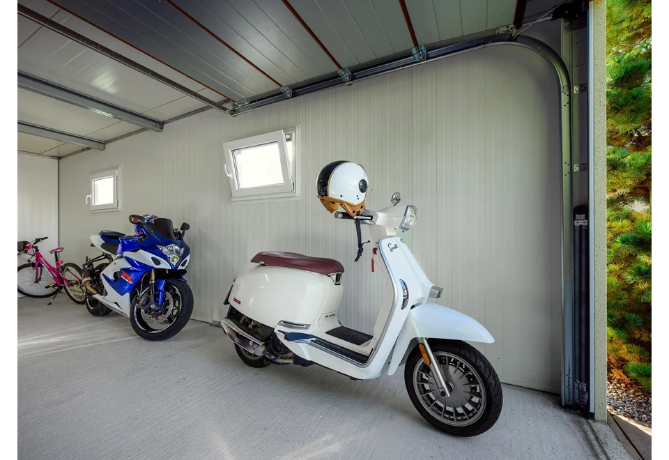 GARDEON® Garage mit Hörmann-Sektionaltor (4000 × 2125 mm)
