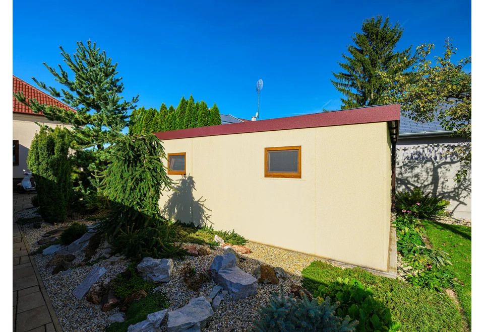 GARDEON® Garage mit Hörmann-Sektionaltor (4000 × 2125 mm)