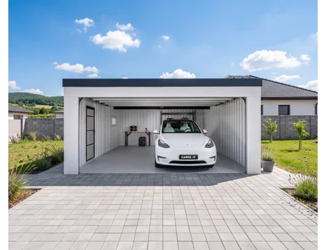 GARDEON® Garage mit Hörmann-Sektionaltor (5000 × 2125 mm)