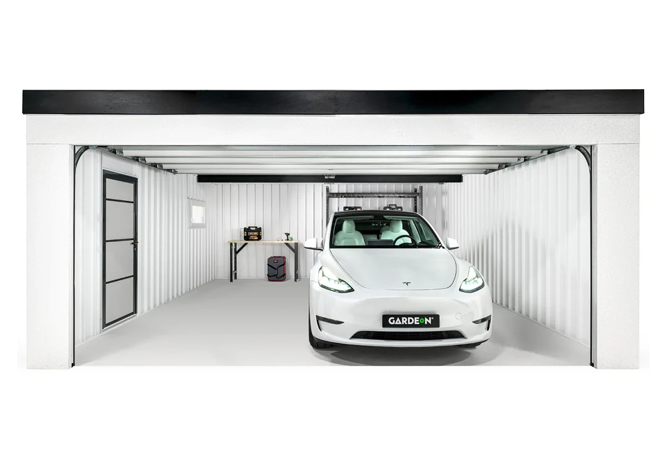 GARDEON® Garage mit Hörmann-Sektionaltor (5000 × 2125 mm)