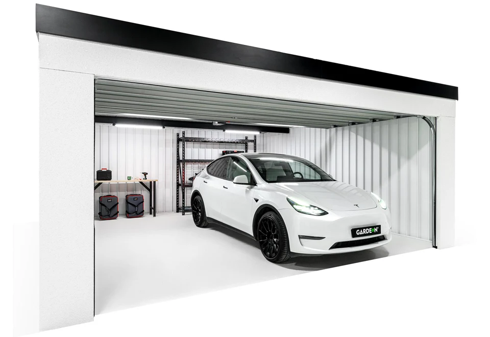 GARDEON® Garage mit Hörmann-Sektionaltor (5000 × 2125 mm)