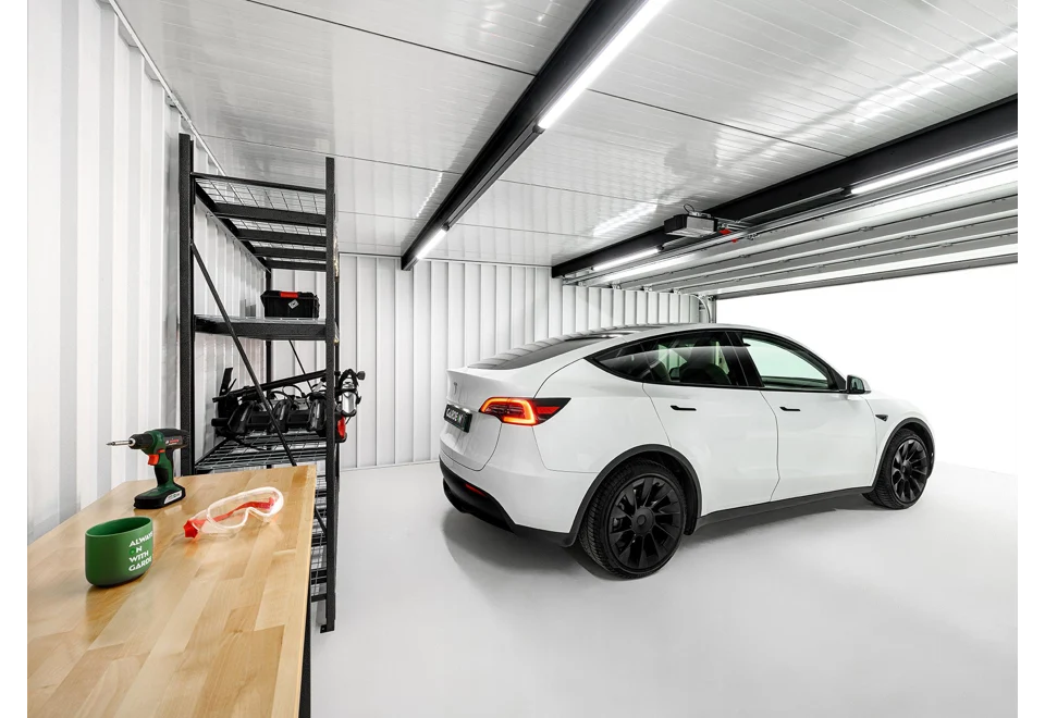 GARDEON® Garage mit Hörmann-Sektionaltor (5000 × 2125 mm)