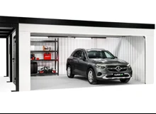 GARDEON® Garage mit Hörmann-Sektionaltor (5000 × 2125 mm) und Carport