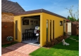 GARDEON® Garage mit Hörmann Toren und Türen, Fenster und 4 Lichtbänder