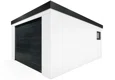 GARDEON® Garage mit Hörmann-Türen und zwei Fenstern