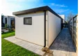 GARDEON® Garage mit Tür, Fenster, 2 Lichtbänder und Carport in Wunschgröße