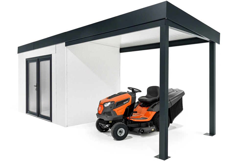 GARDEON® Gartenhaus mit doppelt verglasten Türen