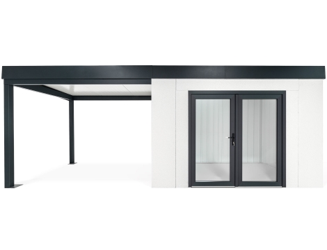 GARDEON® Gartenhaus mit doppelt verglasten Türen