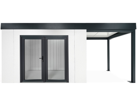GARDEON® Gartenhaus mit doppelt verglasten Türen