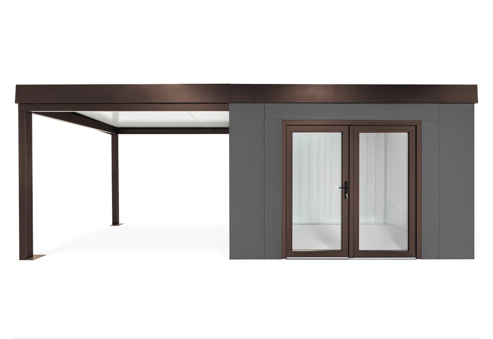 GARDEON® Gartenhaus mit doppelt verglasten Türen