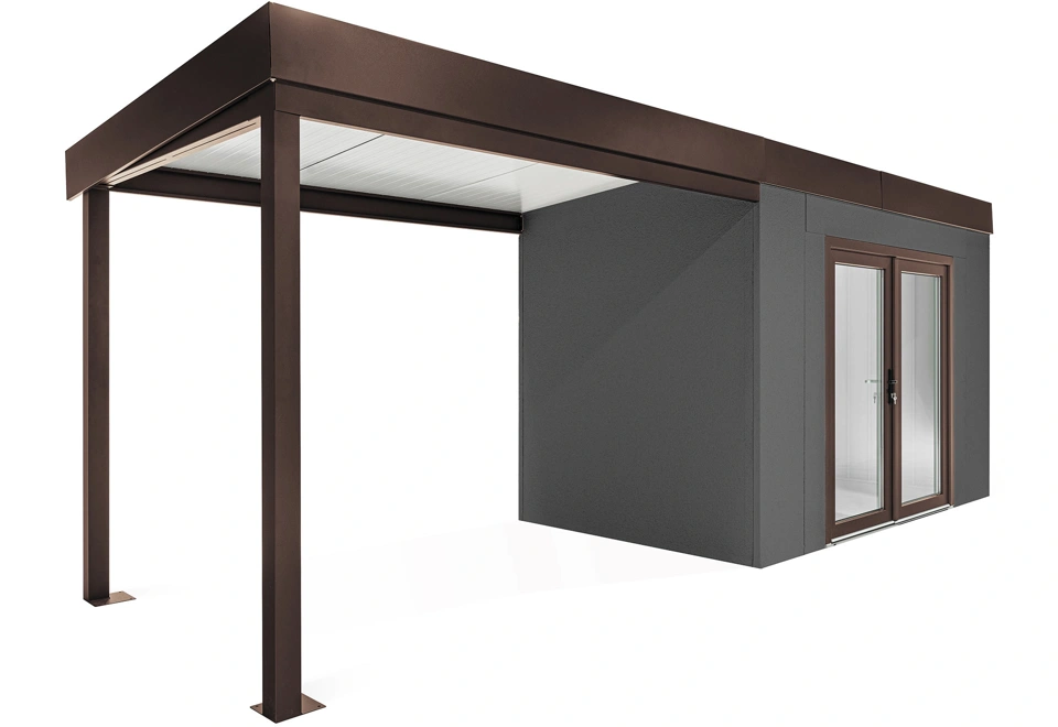 GARDEON® Gartenhaus mit doppelt verglasten Türen